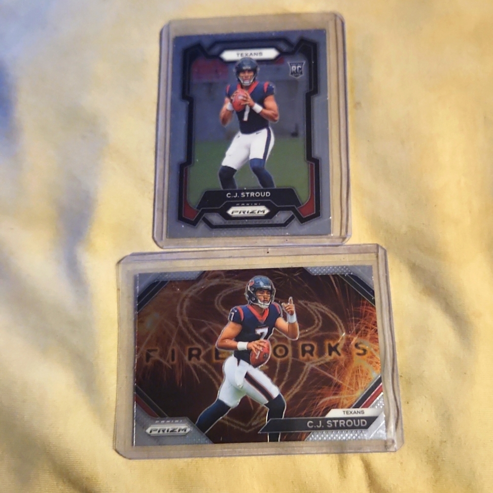 CJ Stroud Prizm Base Rookie/Fire
